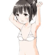 水着ポニテっ娘ちゃん