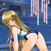 気温が高いので気が早いが水着絵