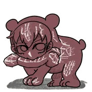 木彫りのフェラ