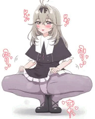 森亜るるかちゃんエロ蹲踞おしっこ