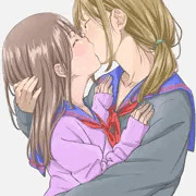 百合キス。