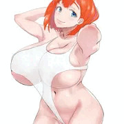 スケベ水着JKナホ子ちゃん