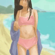 南の海と褐色ロリ