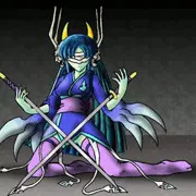 月下夜叉姫・GIF脱衣