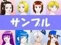 格闘女子を自分なりのオリジナルコスチュームにしたＣＧ集