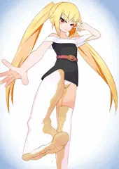 おしっこまみれニーソ