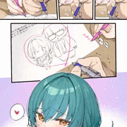 らくがきしてたら隣席のギャルがちょっかいかけてくる件について