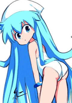 イカちゃんおしり