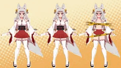 白炎着せ替えサンプル