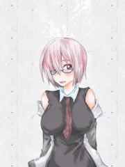 初めてマシュ描いてみました