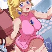 後背位選手権　エントリーNo７ ピーチ姫/マリオテニス