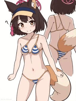 イズナ…！水着おかしいよ！？
