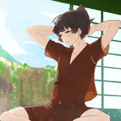 髪留め中