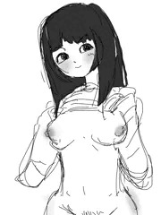 姫カットの子