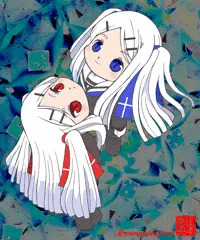 桔梗と真紅