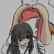 巫女装束作成アプリで作った子