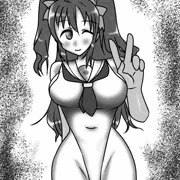 セーラー服水着のルナちゃん