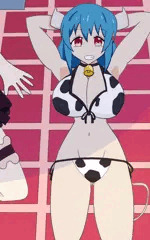 牛柄ビキニ