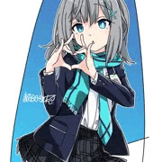 「砂狼シロコ(ブルアカ)」240408ラフ