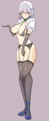 布面積減らされた咲夜さん