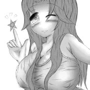 ルームウェアの女の子