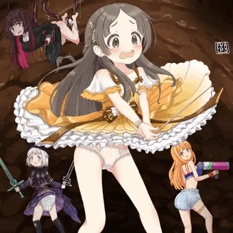 お尻からでる魔法ですわ