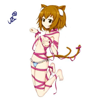 習作5枚目 リボン橙
