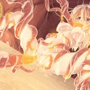 媚薬粘液に漬け込まれた女の子