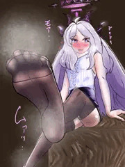 空崎ヒナ　タイツ足裏