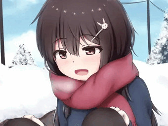 【Fantia/FANBOX】雪の通学路にて