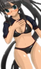 焔ちゃんが今はやりのたくし上げ黒ビキニを見せてくれるそうです。