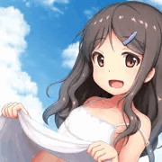 【Fantia/FANBOX】夏の海の白ワンピ少女