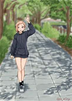 ビッグサイズパーカー露出プレイ(後付け)