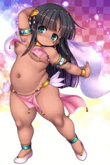 色黒ぷにぷにロリダンサーちゃん