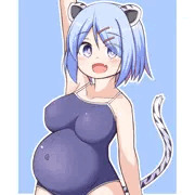 ボテ腹スク水タイガー