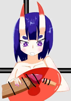 【お題】酒呑童子(FGO)のマスターちん比べ