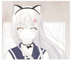 猫耳のヘアバンドつけてみた