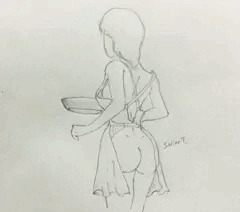 裸エプロン２