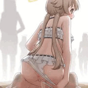 海辺のトイレが混みすぎてたヒフミちゃん