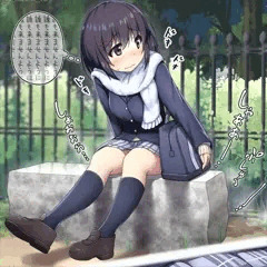 【毎週おしっ娘2】ベンチの裏側
