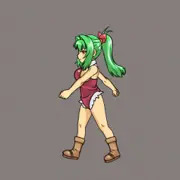 ゴブリンに襲われるビキニ娘