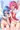【リクエスト】東方三月精のモブ大妖精２人がたくしあげで煽る