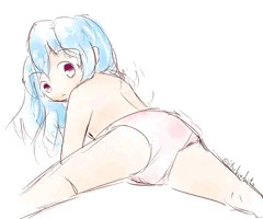 四つんばいを後ろから