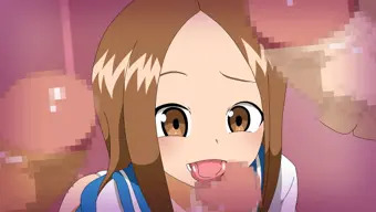 高木さんのチン先舐め