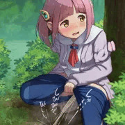 我慢できず野ションするタロちゃん