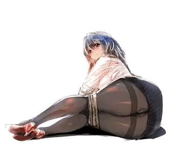 黑パンストOL