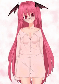 小悪魔にだぶだぶのＹシャツ着てもらって