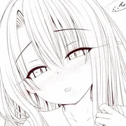 イリヤちゃんとラブラブ　制服Ver　線画