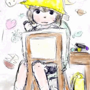 お絵かきしてる子