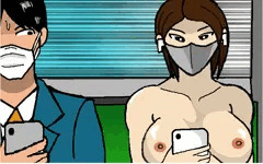 アラサーOL全裸通勤